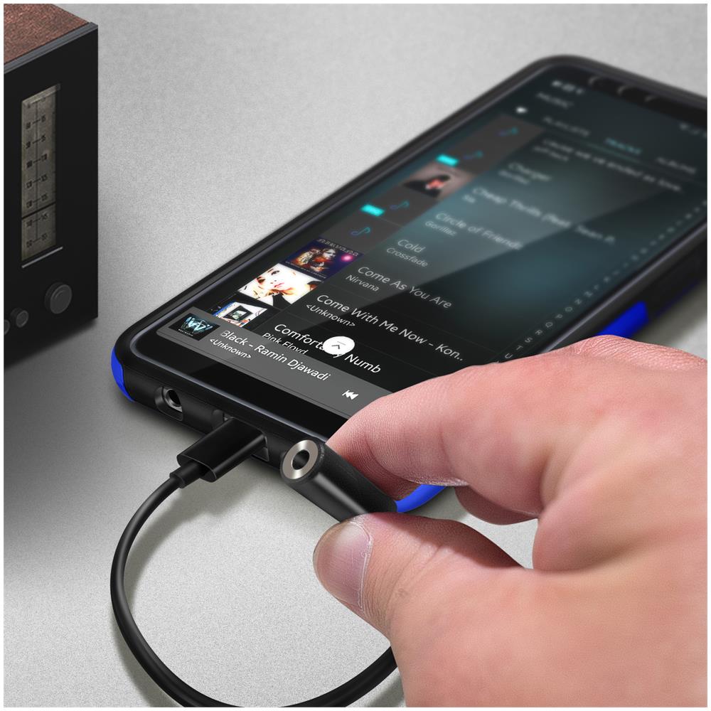 Adattatore Usb Tipo-c Verso Jack 3.5 Mm Cavo Audi Femmina Compatto - Nero - Foto 5