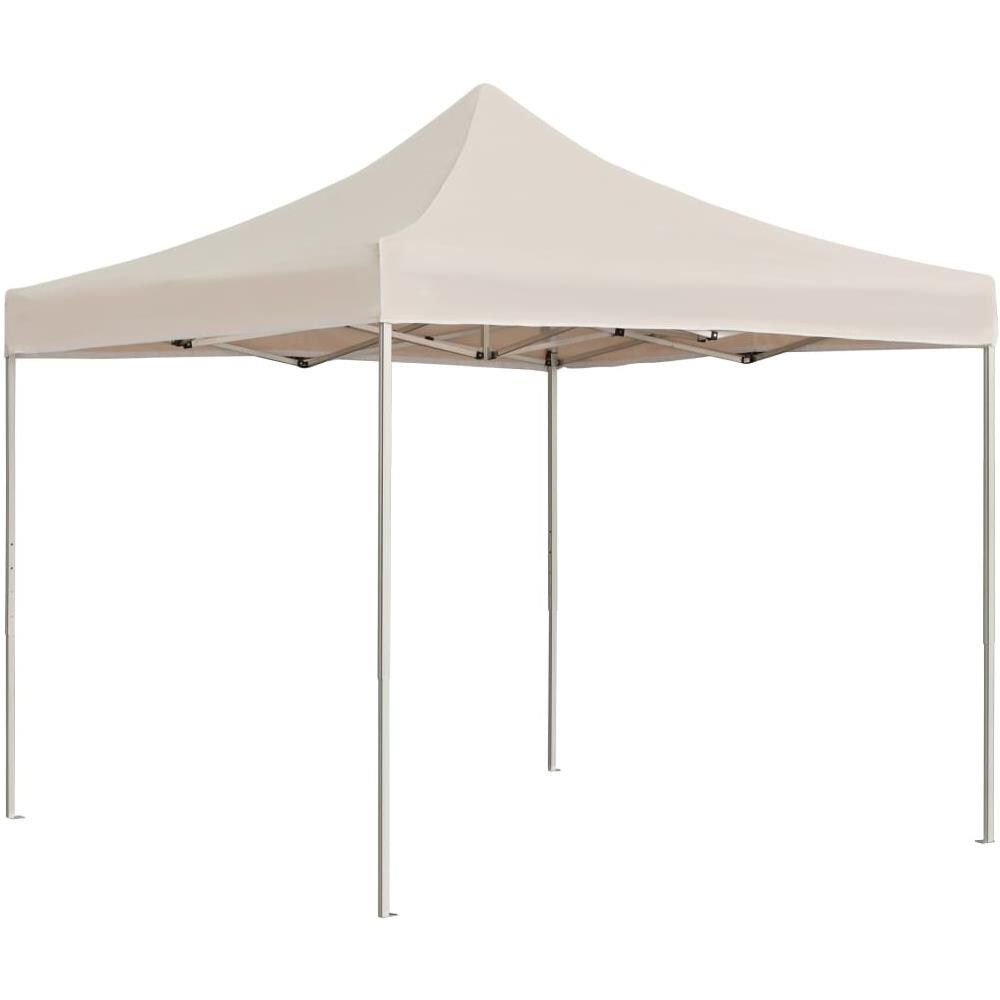 Gazebo Professionale Pieghevole Alluminio 2x2 M Crema - Foto 1