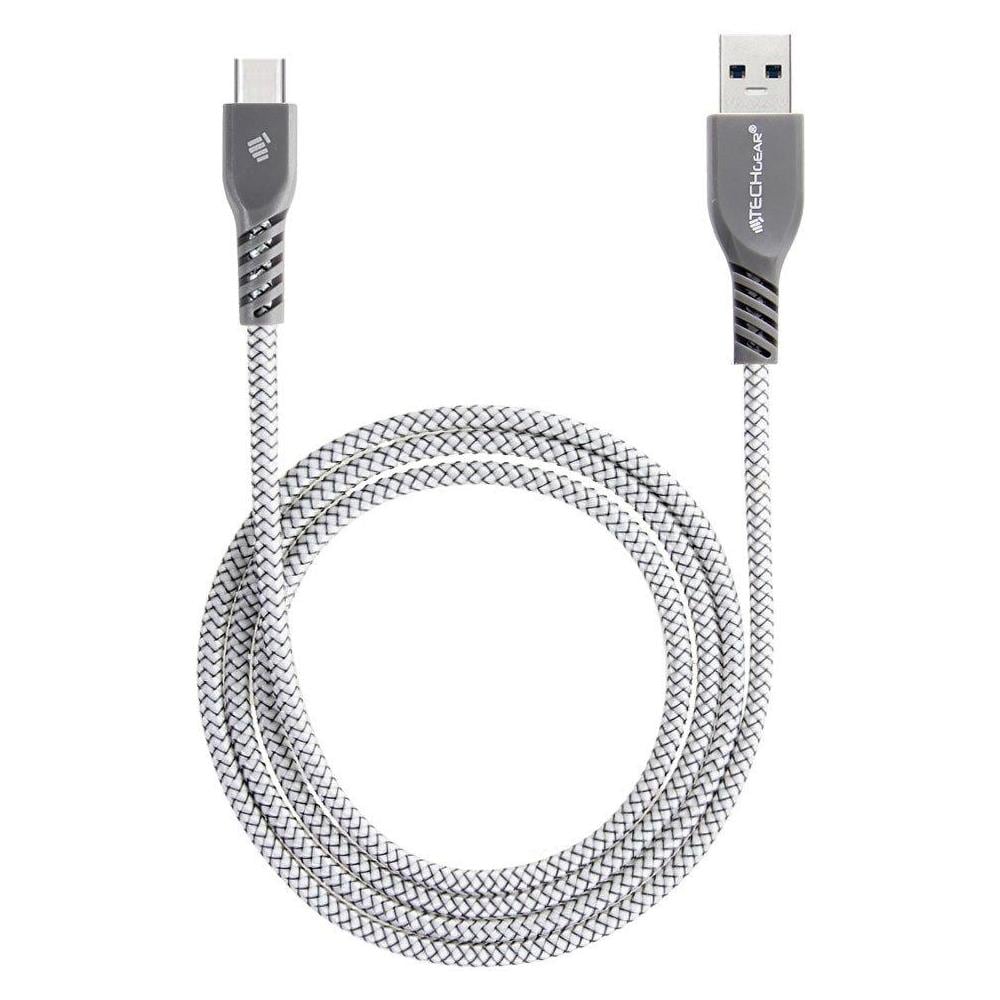 3 Pack Forte High Durability Intrecciato Usb-c E Caricamento Di Sincronizzazione Di Dati Cavi (30cm 1m 2m) - Per Il Tipo-c Usb Dispositivi Compatibili Con Apple Ipad Pro Pro 11 2018 Ipad Argento 129 - Foto 4