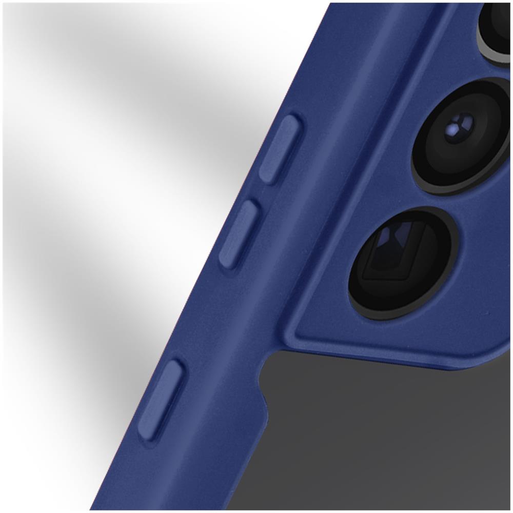 Cover Galaxy S21 Ultra Retro Plexiglass Fronte Polimero Rinforzata Bordo Nero - Foto 5