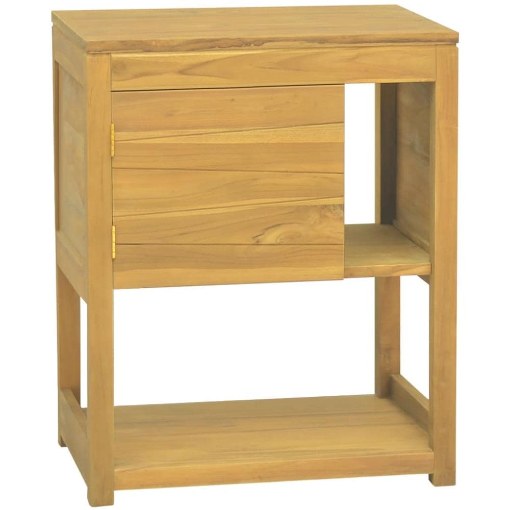 Mobile da Bagno 60x40x75 cm in Legno Massello di Teak - Foto 1