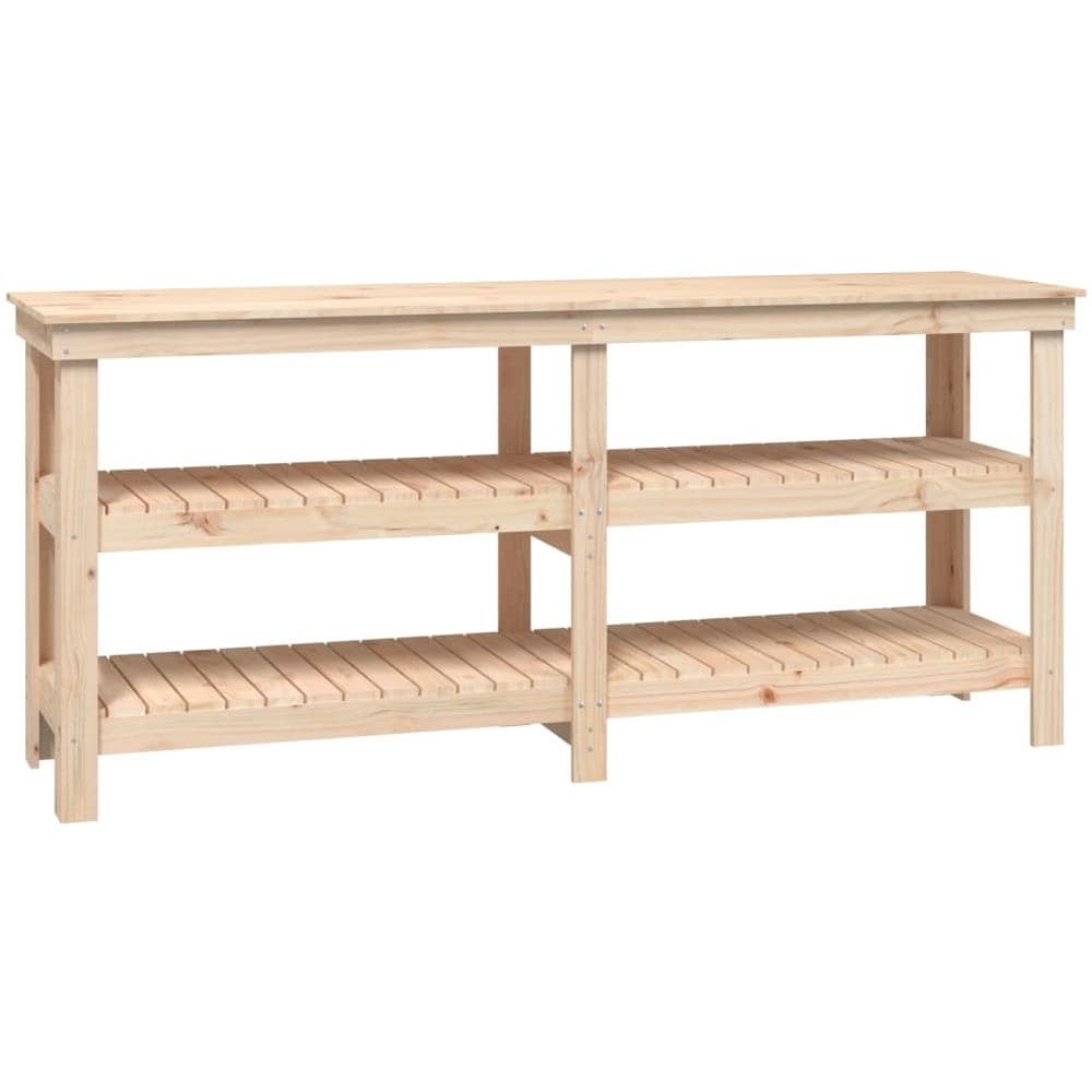 Banco da Lavoro 181x50x80 cm in Legno Massello di Pino - Foto 2