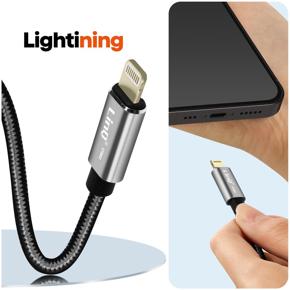 Adattatore Audio Lightning A 2 Jack 3,5 Mm Femmina Per Cuffie O Auricolari - Foto 5