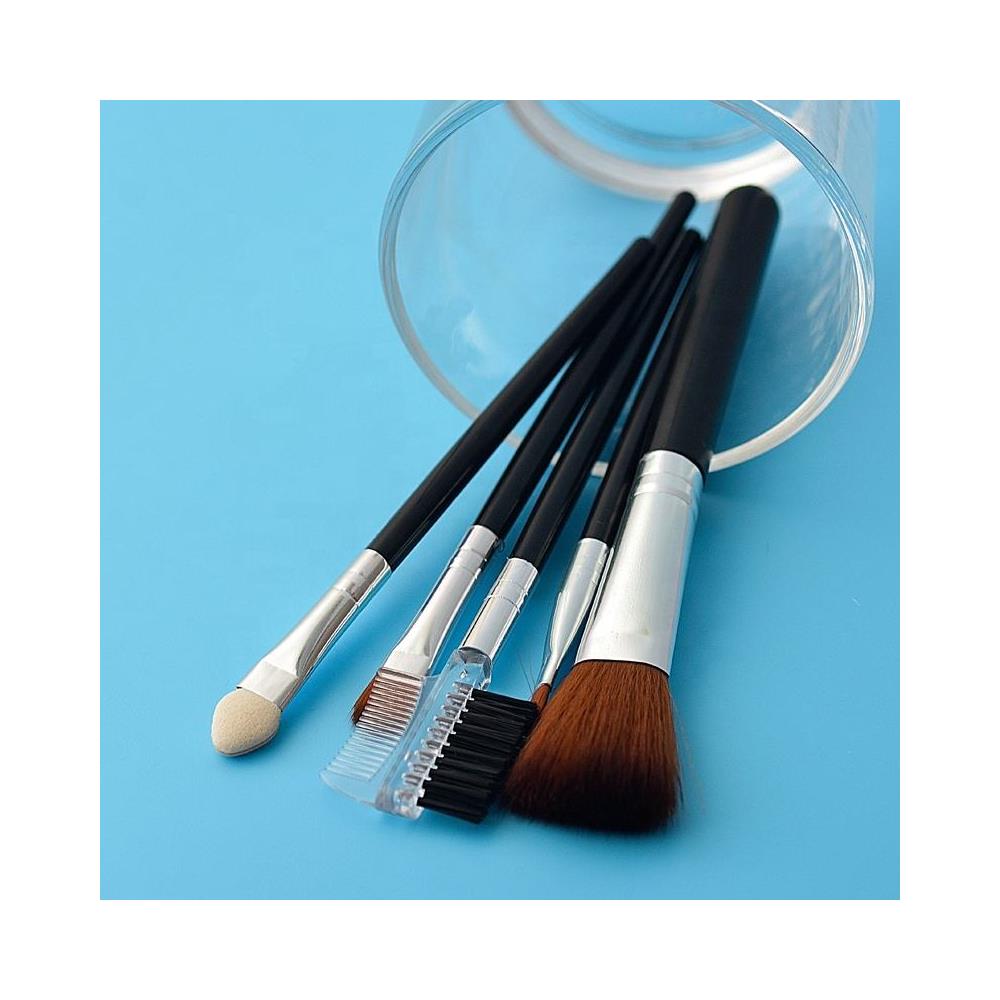 Set Di Pennelli Per Il Trucco Con 5 Pennelli Black - Foto 2