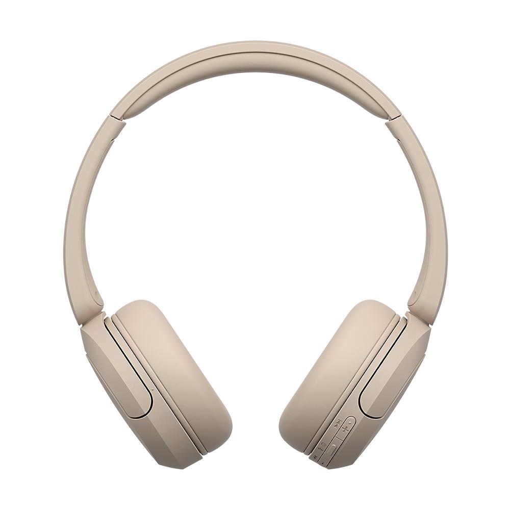 Auricolare Wireless A Padiglione WH-CH520 per Musica e Chiamate USB tipo-C Bluetooth Base di ricarica. Colore: Crema - Foto 2