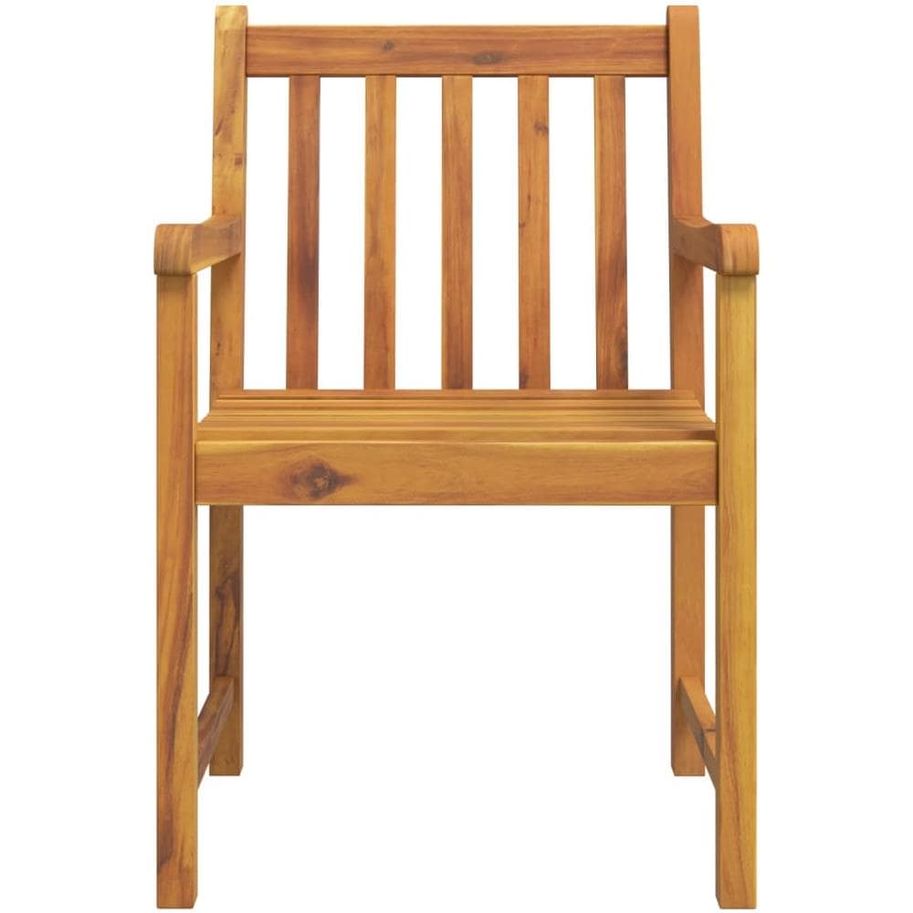 Sedie Da Giardino 6 Pz 56x55,5x90 Cm Legno Massello Di Acacia - Foto 2