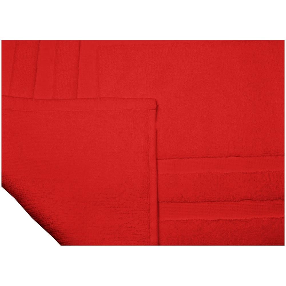 Tappeto Casa Bagno Morbido 50x65cm Tinta Unita 100% Cotone Modello Sophie Tappeto Rosso - Foto 5