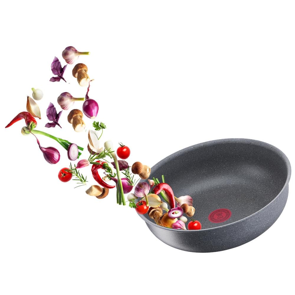 Ingenio Mineralis Green Casseruola Fonda Ø 20 cm, Casseruola in Alluminio 100% Riciclato, per Gas, Forno e Induzione, con Indicatore di Cottura, Utilizzabile con Manico Amovibile - Foto 5