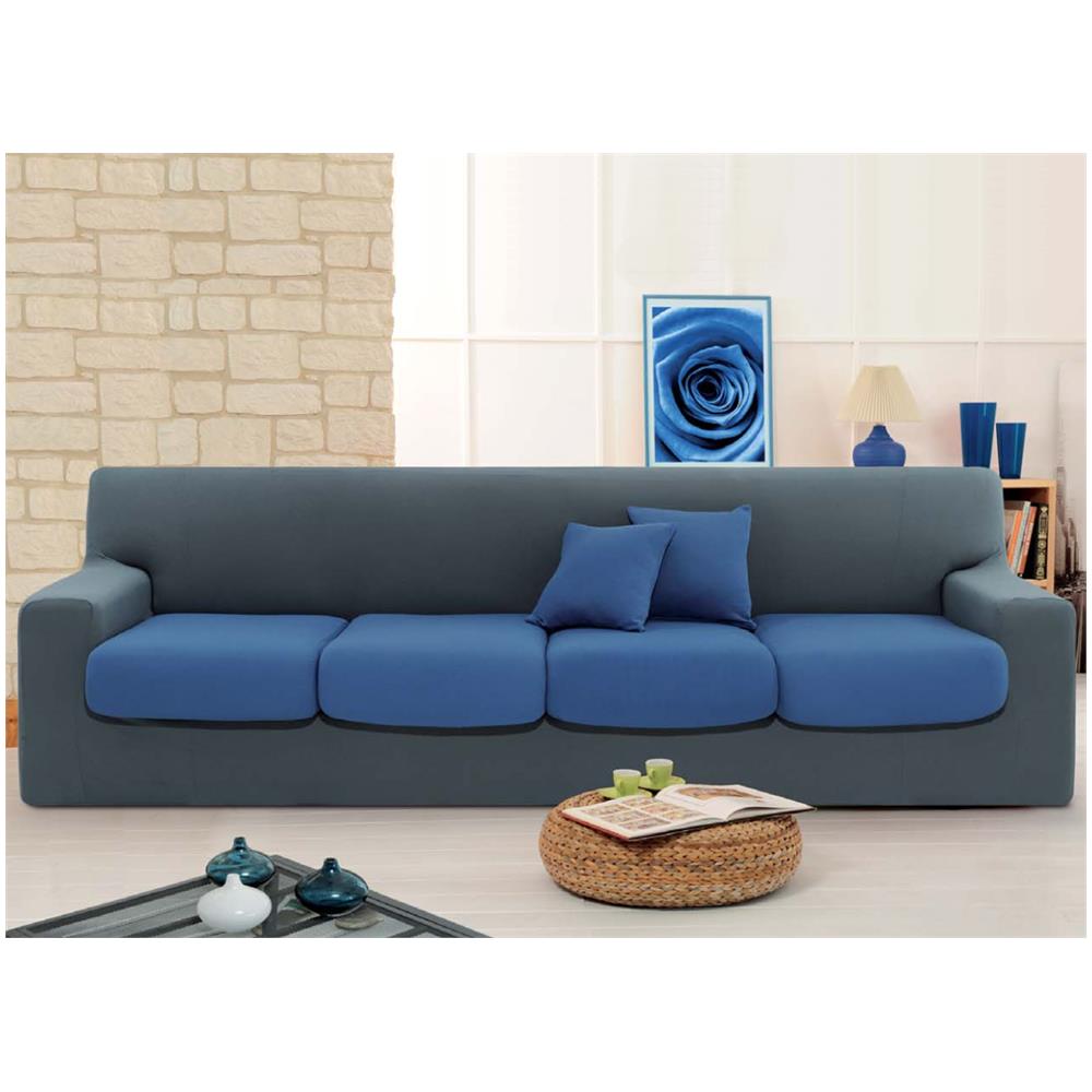 Copridivano Sofa Cover In Tinta Unita Maxi-c Maxi-c Marrone 190 - Foto 2