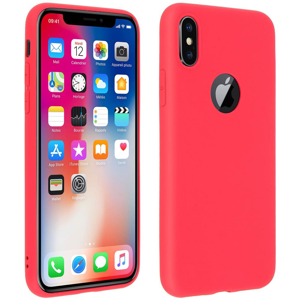 Cover Iphone X / Xs Soft Touch Silicone Gel Morbido - Rossa - Foto 2