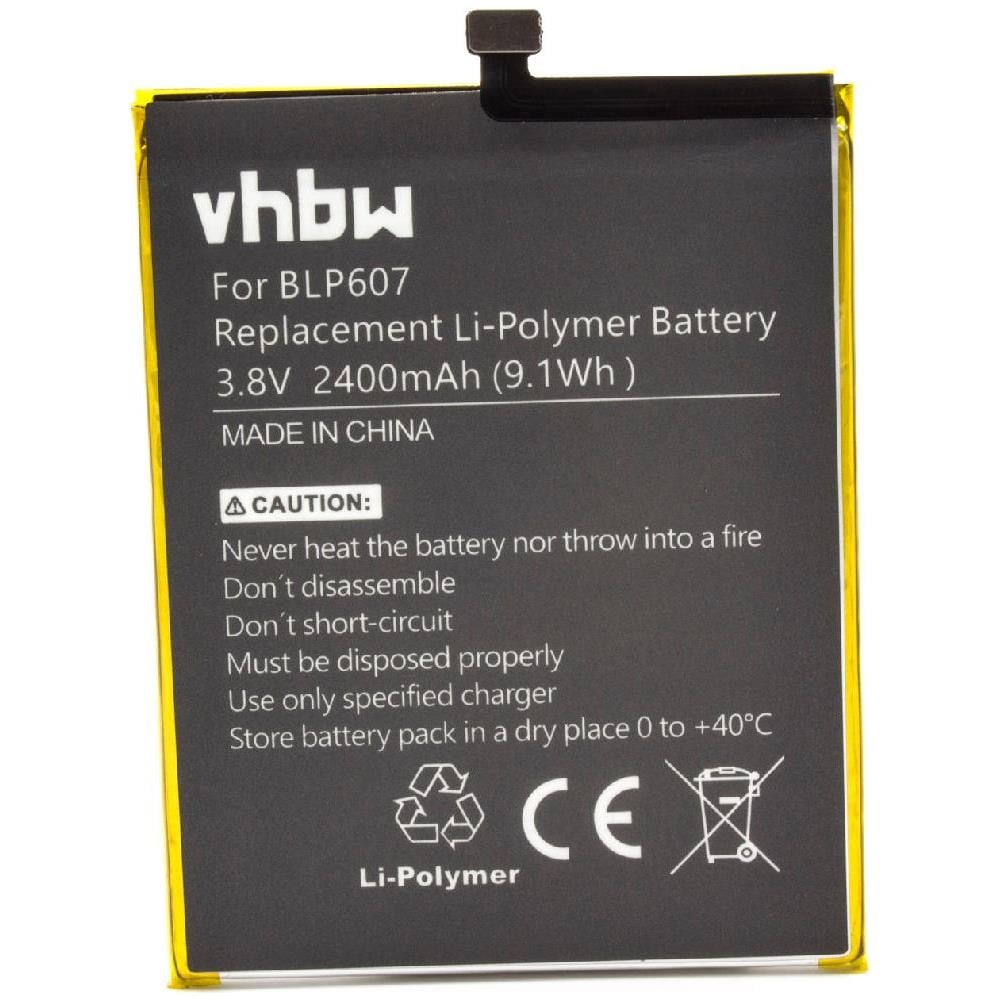Li-polymer Batteria 2400mah (3.8v) Per Cellulari E Smartphone Oneplus E1000, X Sostituisce Blp607. - Foto 1