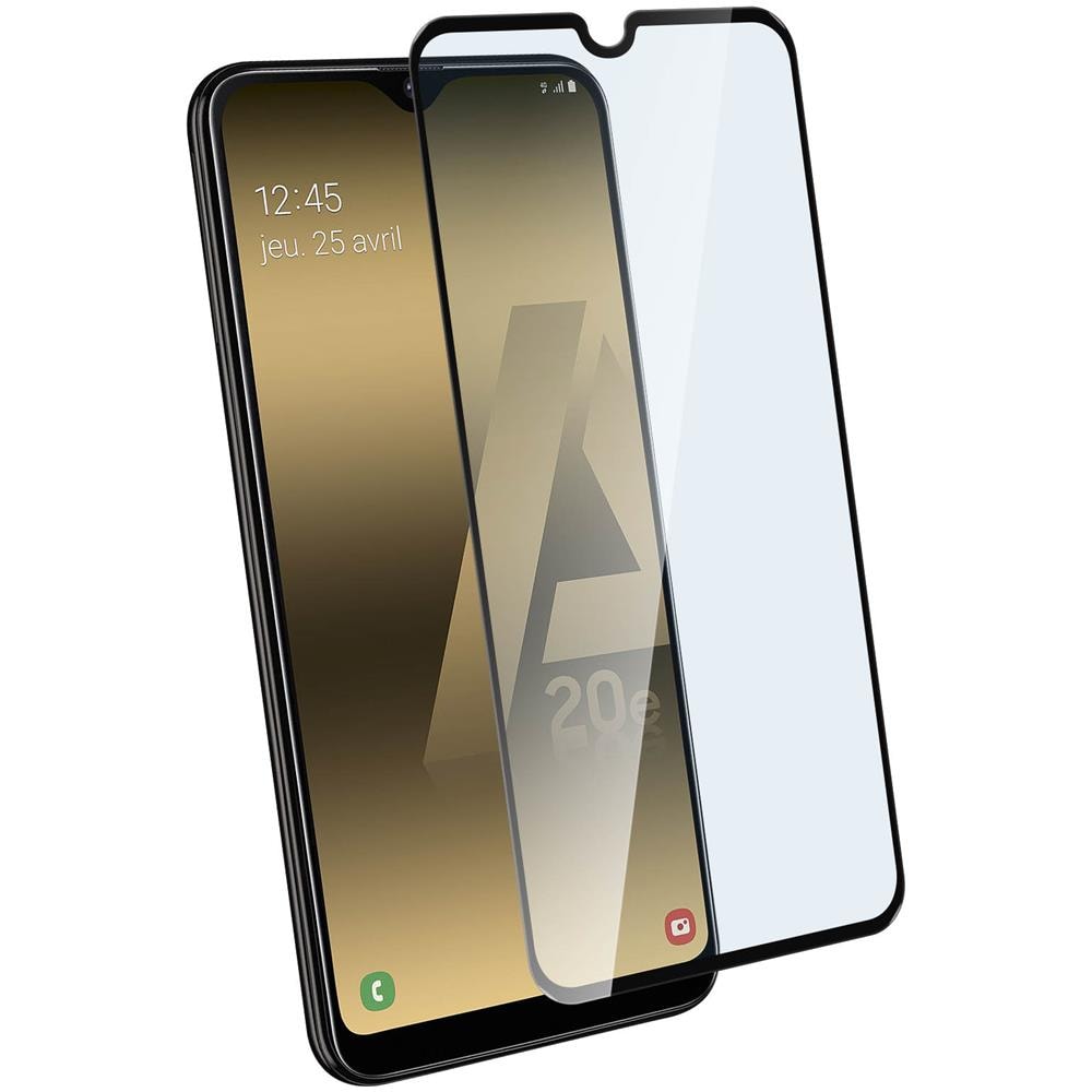 Pellicola Samsung Galaxy A20e Vetro Temperato Schermo Antishock 9h Nero - Foto 1