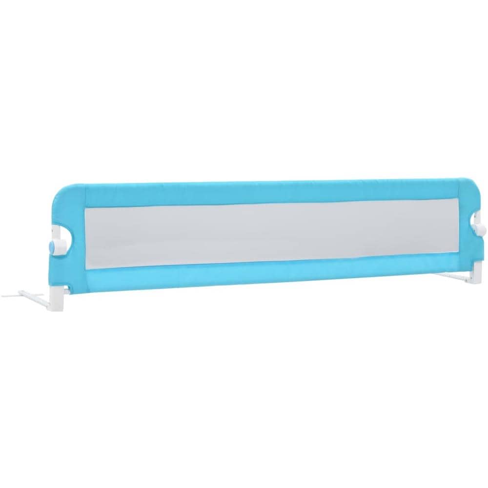 Sponde Letto Di Sicurezza Per Bambini Blu 180x42cm Poliestere - Foto 2
