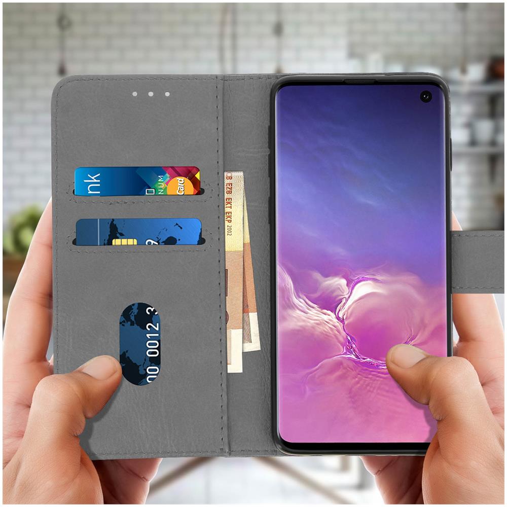 Custodia Per Samsung Galaxy S10 Portacarte Funzione Supporto Cover Silicone - Foto 2