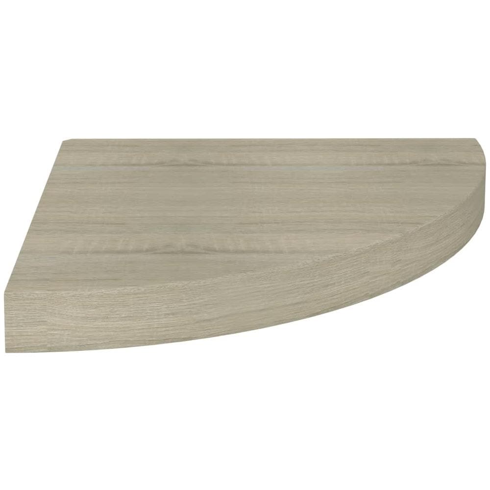Scaffale Angolare a Parete Rovere 35x35x3,8 cm in MDF - Foto 1