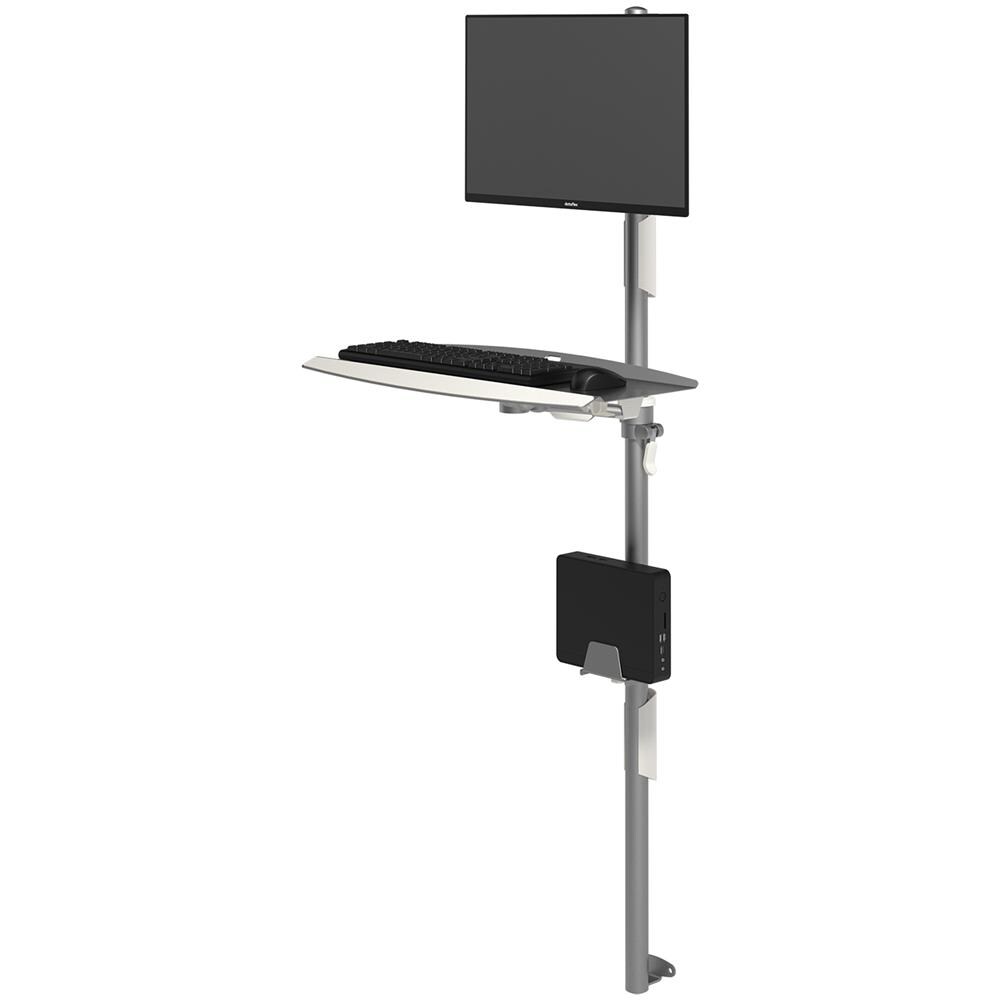 Viewmate Postazione di Lavoro - Parete 732 Colore Argento - Foto 1