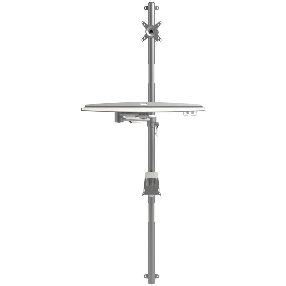 Viewmate Postazione di Lavoro - Parete 732 Colore Argento - Foto 4