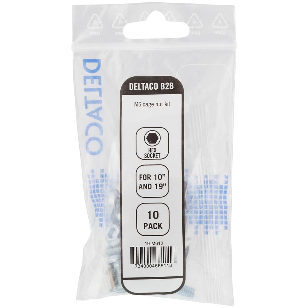 , Set Di Viti A Brugola M6 (rondelle + Viti + Dadi) Confezione Da 10 - Foto 2