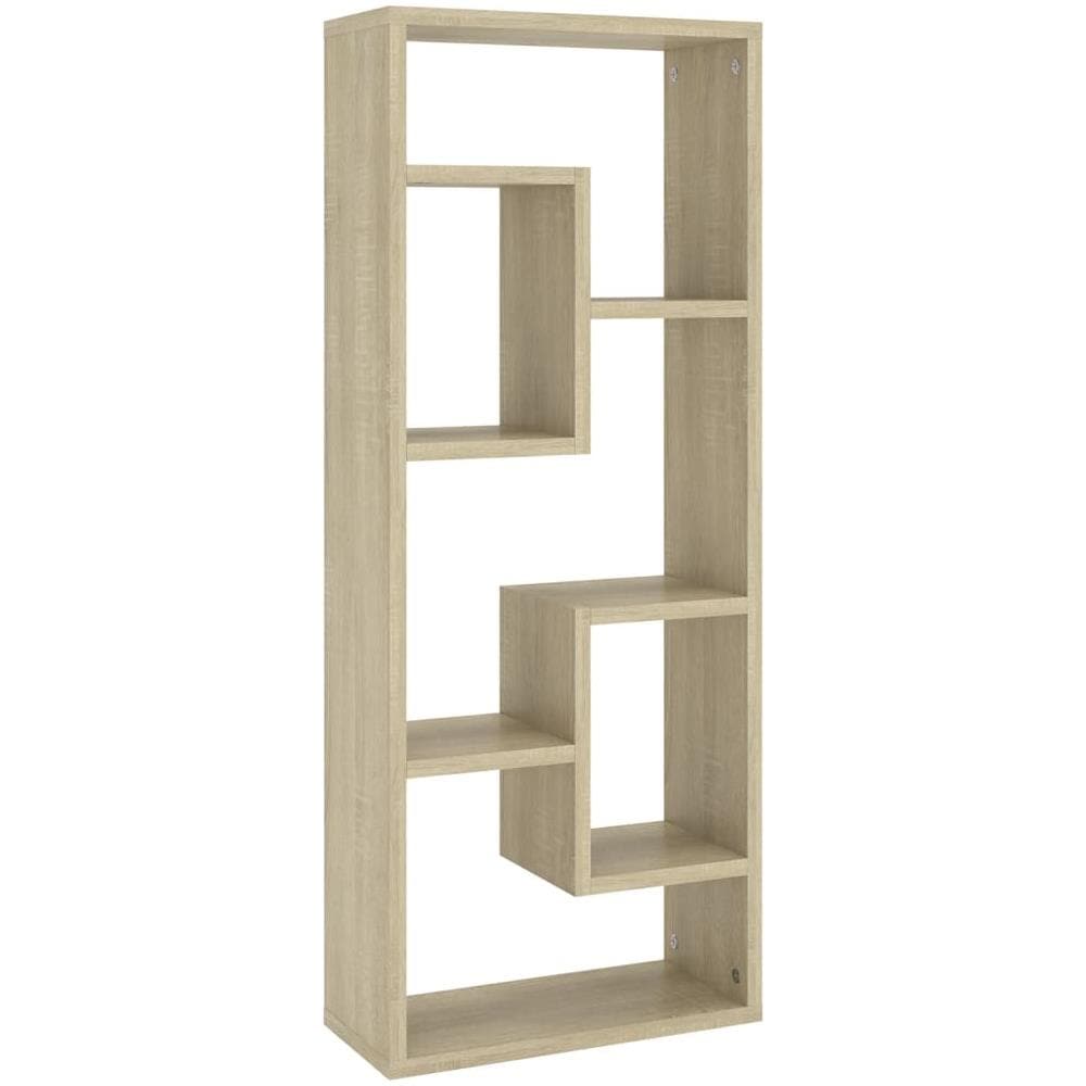 Scaffale a Parete Rovere Sonoma 36x16x90 cm Legno Multistrato - Foto 1