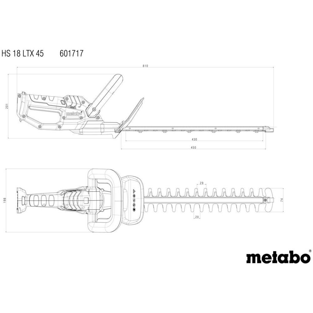 HS 18 LTX 45 V solo Tagliasiepi a batteria - Foto 2