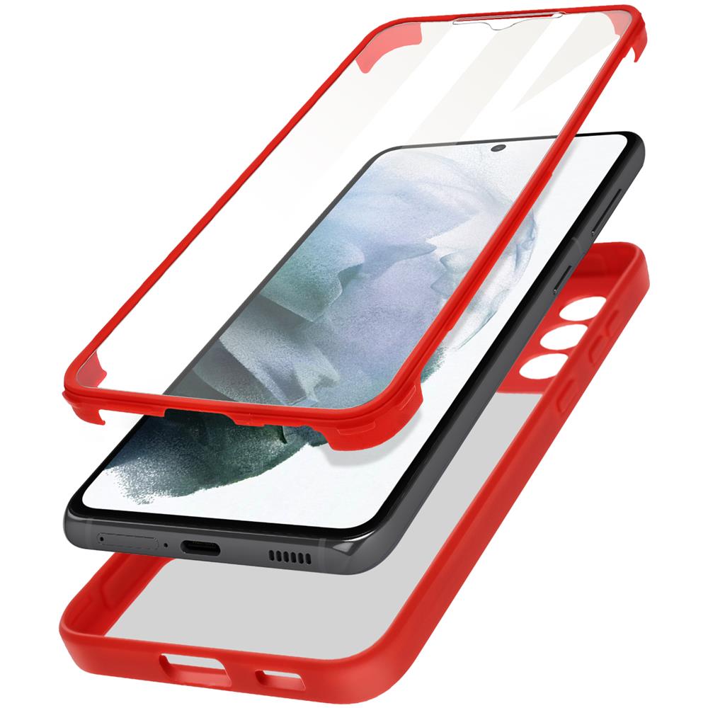 Cover Galaxy S21 Plus Retro Plexiglass Fronte Polimero Rinforzata Bordo Nero - Foto 1