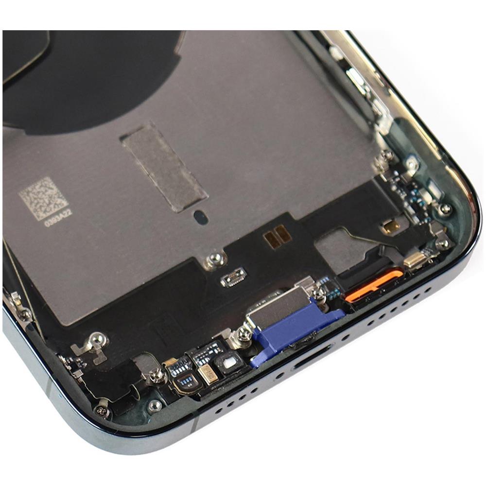 Connettore Di Ricarica Lightning E Microfono Di Ricambio Iphone 12 Pro Max Blu - Foto 5