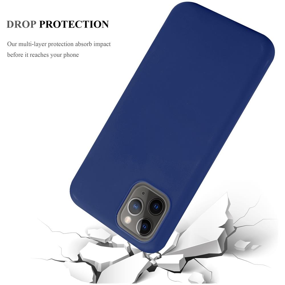 Custodia Compatibile Con Apple Iphone 13 Pro In Candy Blu Scuro - Coperchio Protettivo In Silicone Tpu Flessibile - Foto 8