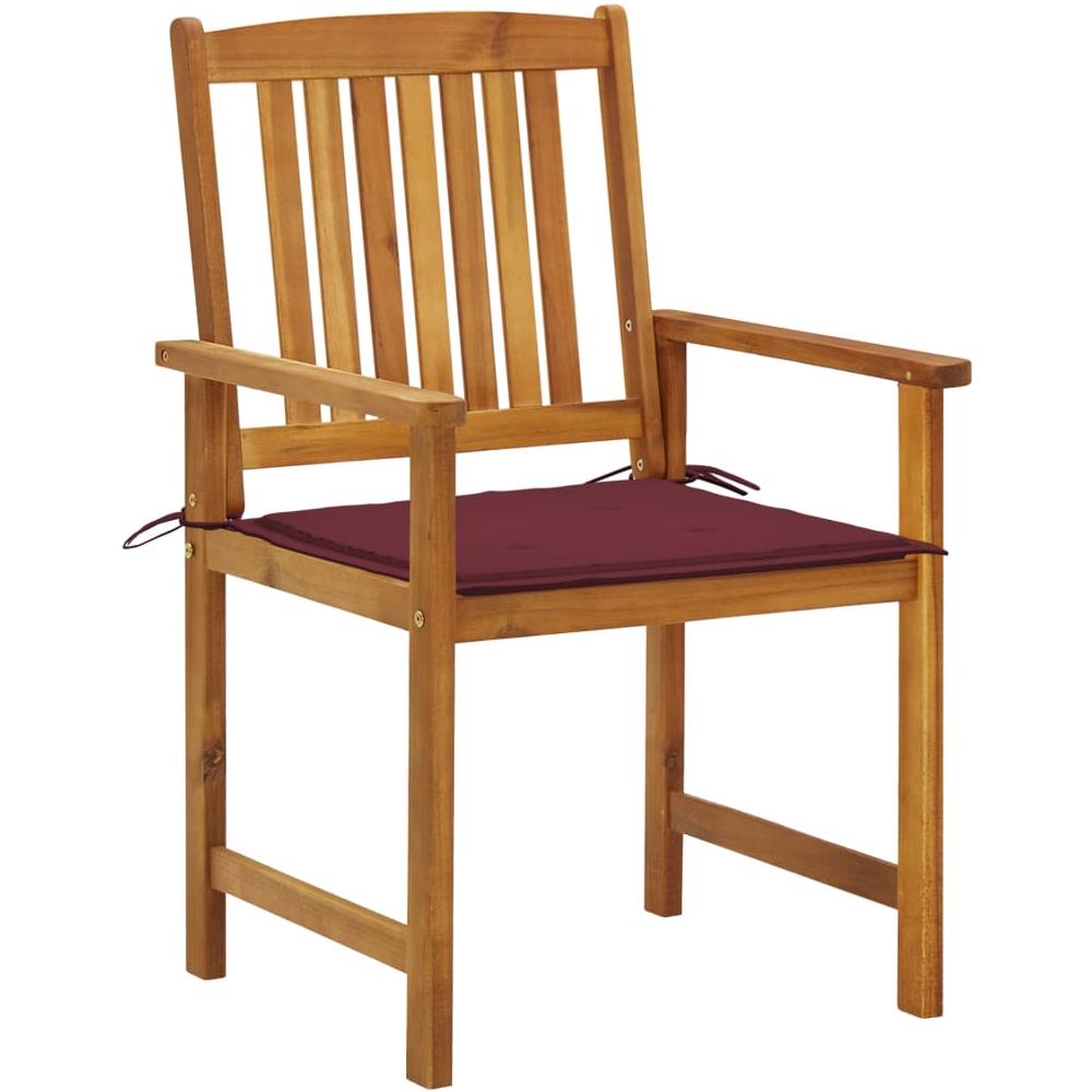 Sedie da Giardino con Cuscini 2 pz in Massello di Acacia - Foto 2