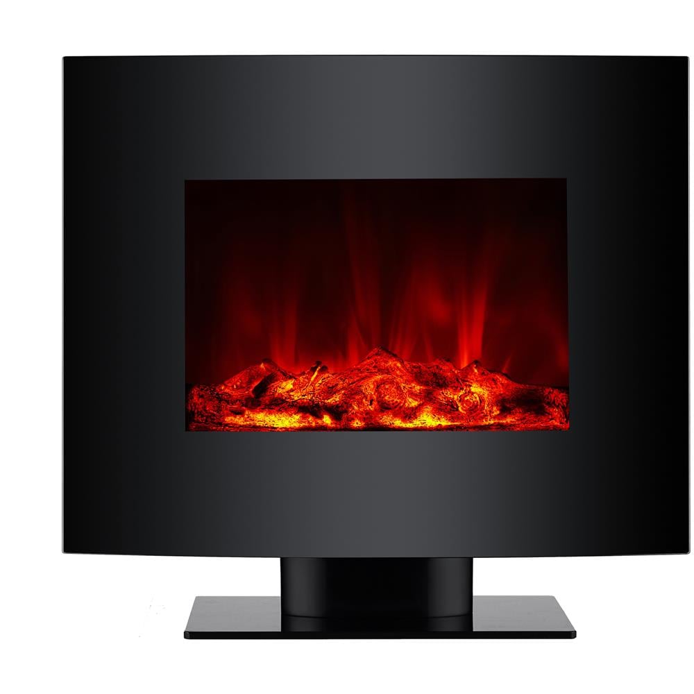 Caminetto Elettrico Con Piede E Frontale Curvo Colore Nero Con Potenza Max 2000 W - Foto 1