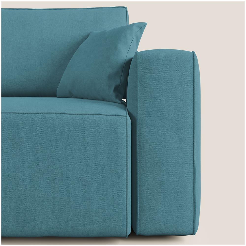 Morfeo Divano Con Sedute Estraibili T02 Azzurro - Foto 2