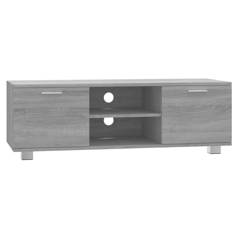 Mobile Tv Grigio Sonoma 120x40,5x35 Cm In Legno Multistrato - Foto 1