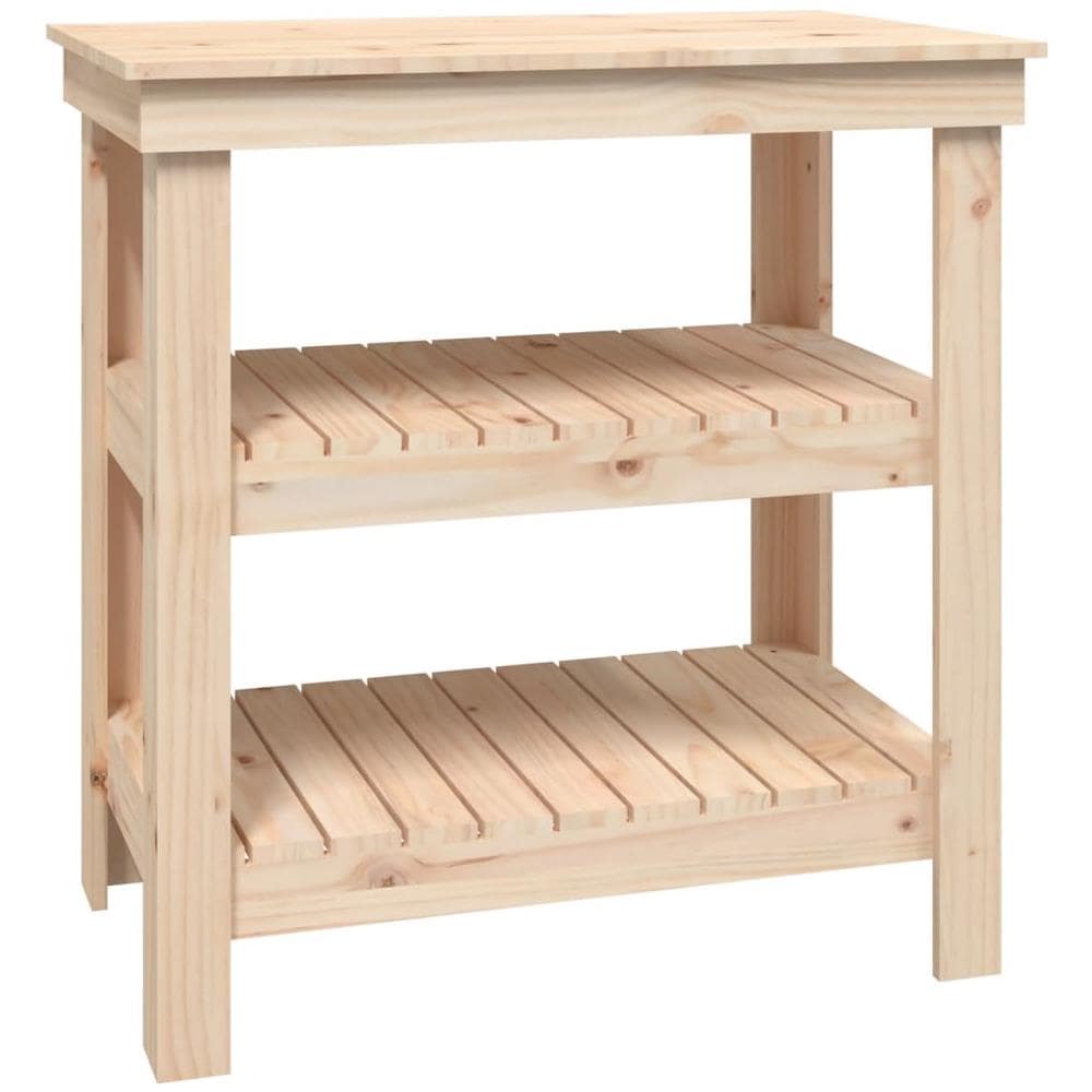 Banco da Lavoro 78,5x50x80 cm in Legno Massello di Pino - Foto 2