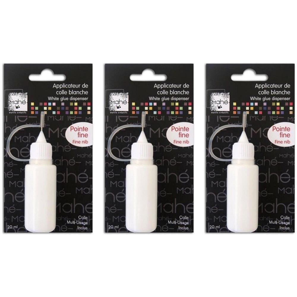 3 Tubi Di Colla Bianca A Punta Fine - 20 Ml - Foto 1