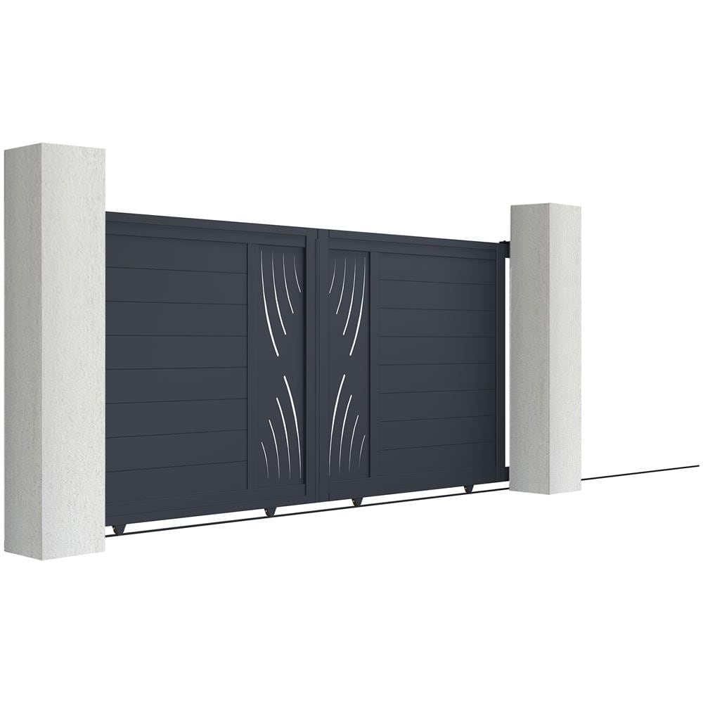 Cancello Scorrevole In Alluminio 3m Veleta 300c140 - Foto 2