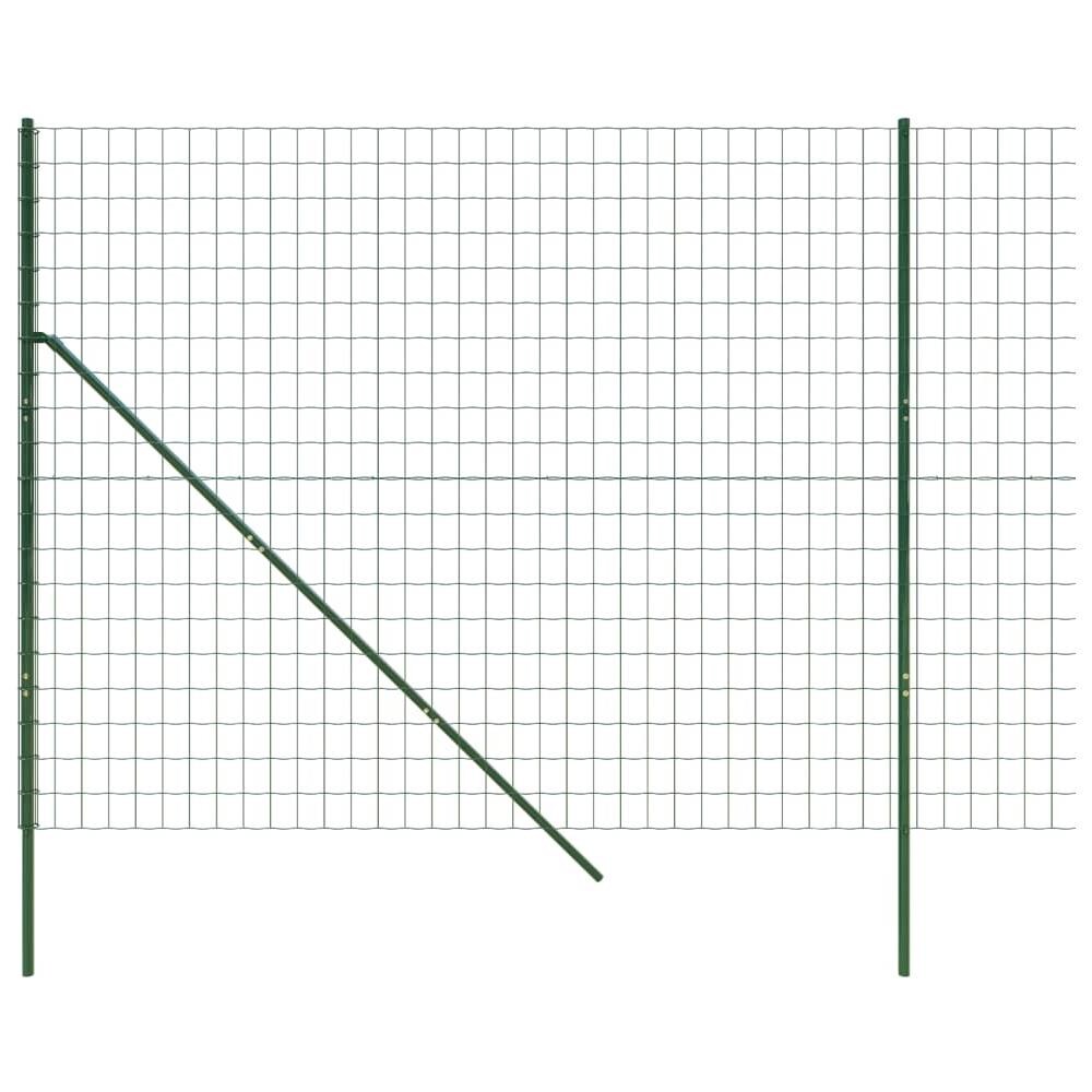 Recinzione Metallica Verde 1,6x25 M In Acciaio Zincato - Foto 2