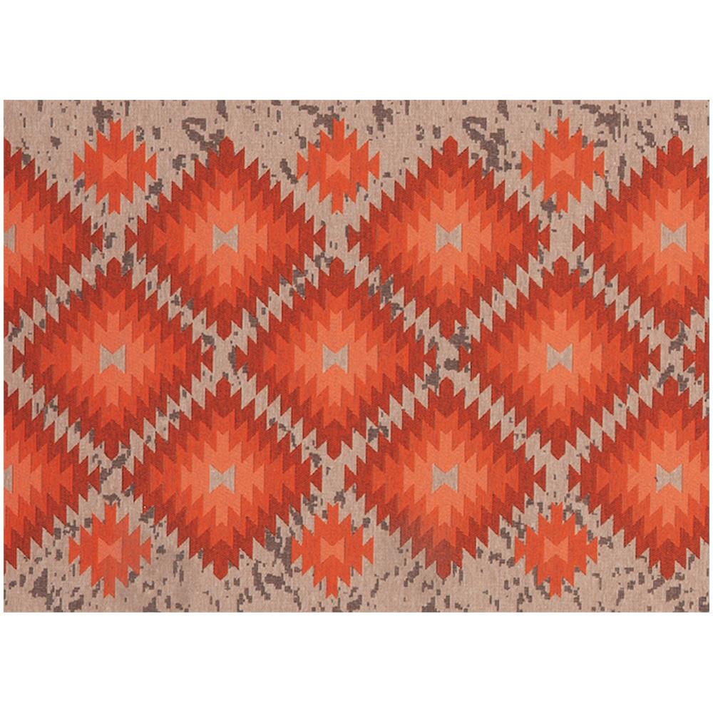 Tappeto Passatoia In Tessuto Jacquard Linea Emozioni Disegno Oasi Arancio 57x400 Arancio - Foto 2