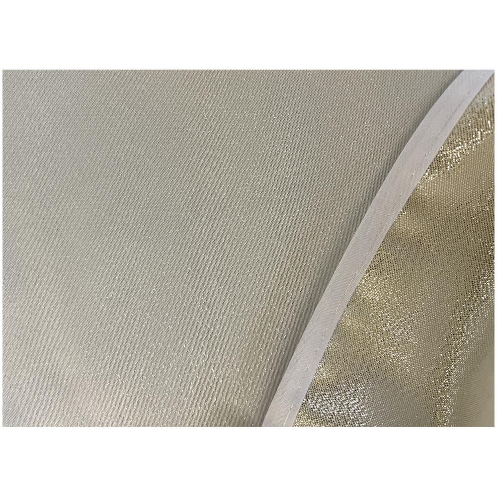 Tovaglia Cucina Soggiorno Antimacchia Idrorepellente In Lurex Tinta Unita Vari Colori 140x300cm Crema-oro - Foto 5