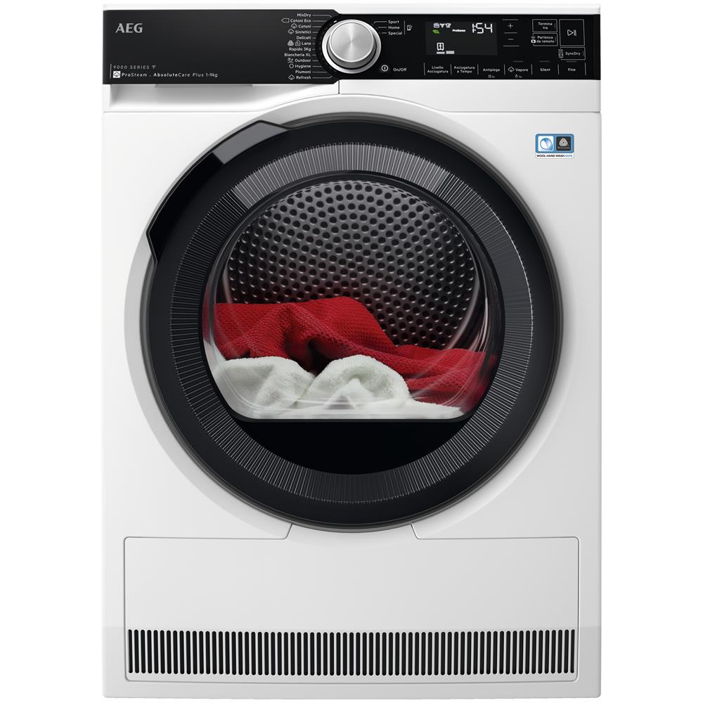 Asciugatrice TR9T94ABYS Plus ProSteam AbsoluteCare 9 Kg Classe A+++ Pompa di calore - Foto 1