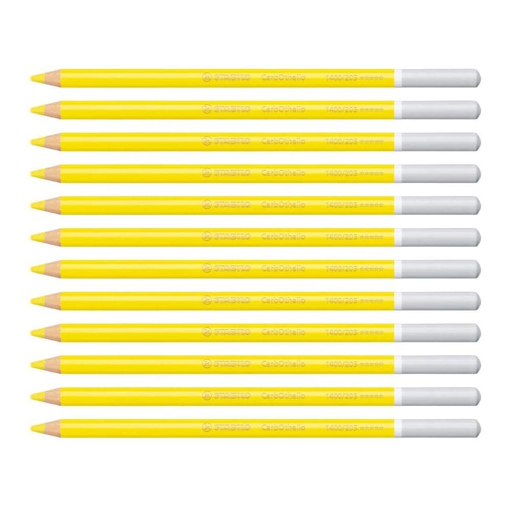 CarbOthello - Matita colorata Premium - Confezione da 12 - Giallo Neutro - Foto 1