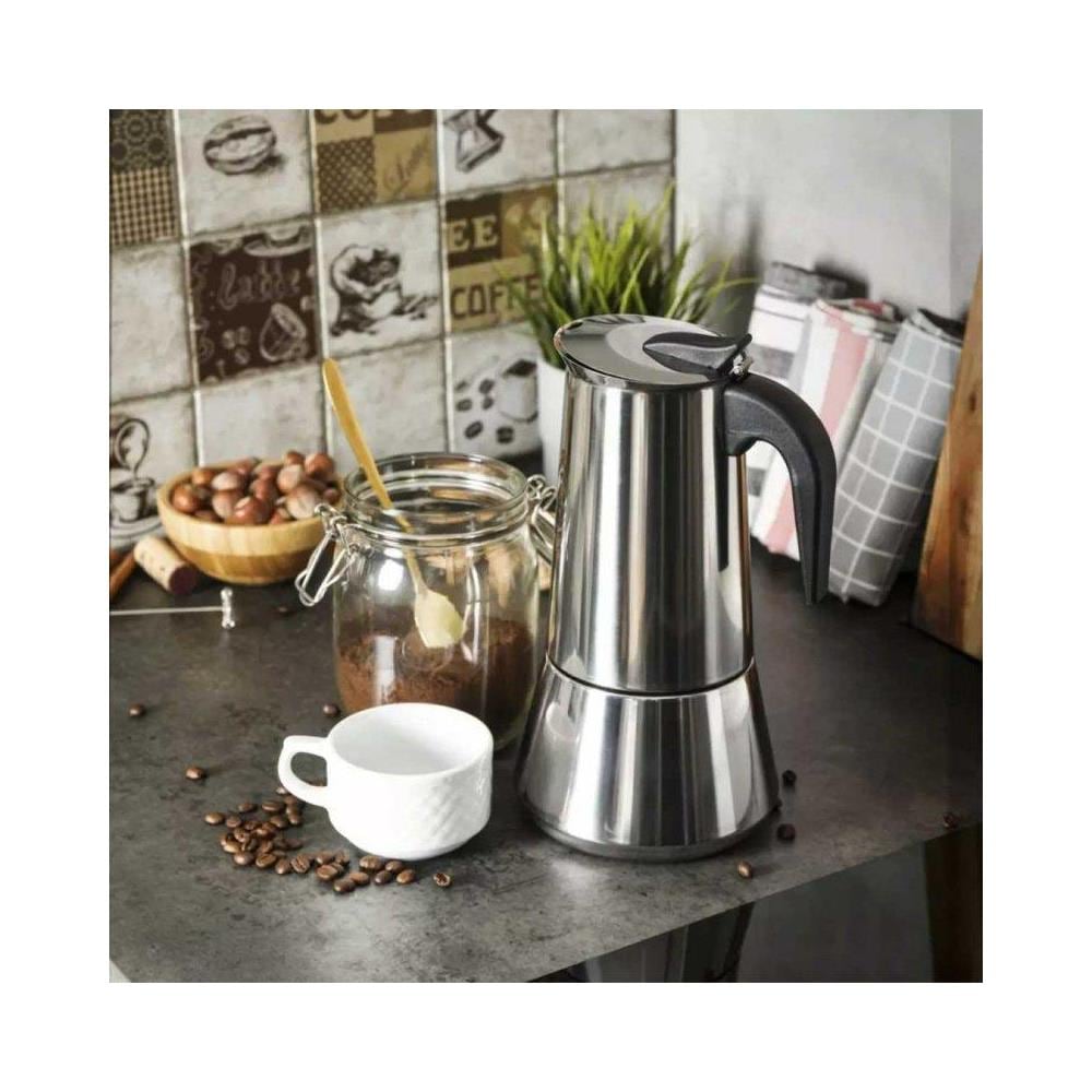 KH-1047 Espresso Maker - Macchina per caffè in acciaio inossidabile da 600 ml - Foto 2