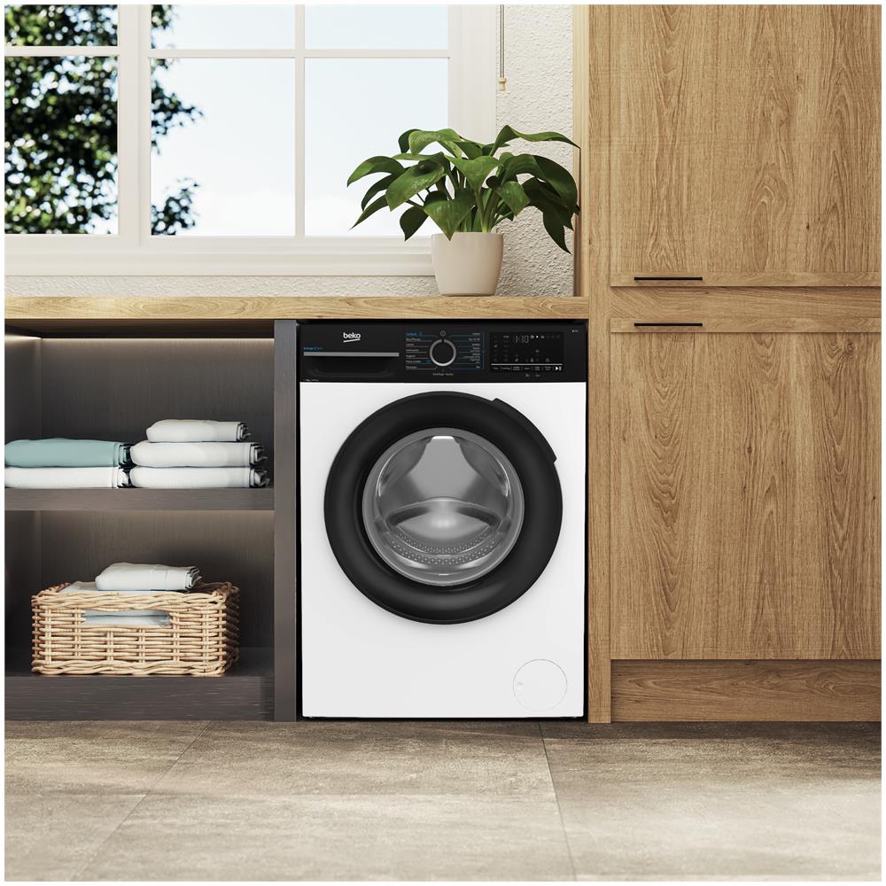 b300 BMWG9149DB lavatrice Caricamento frontale 9 kg 1351 Giri /min Nero, Bianco - Foto 11