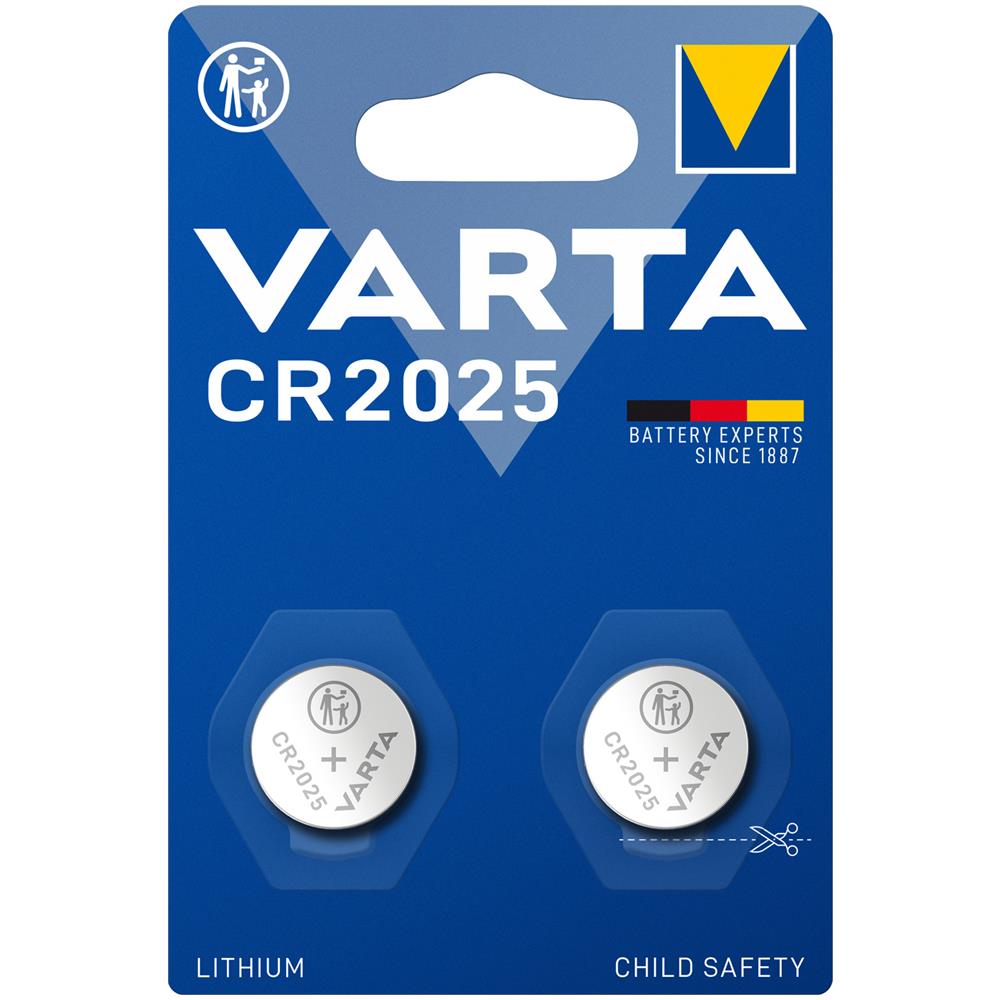LITHIUM Coin CR2025 (Batteria a bottone, 3V) Blister da 2 - Foto 1