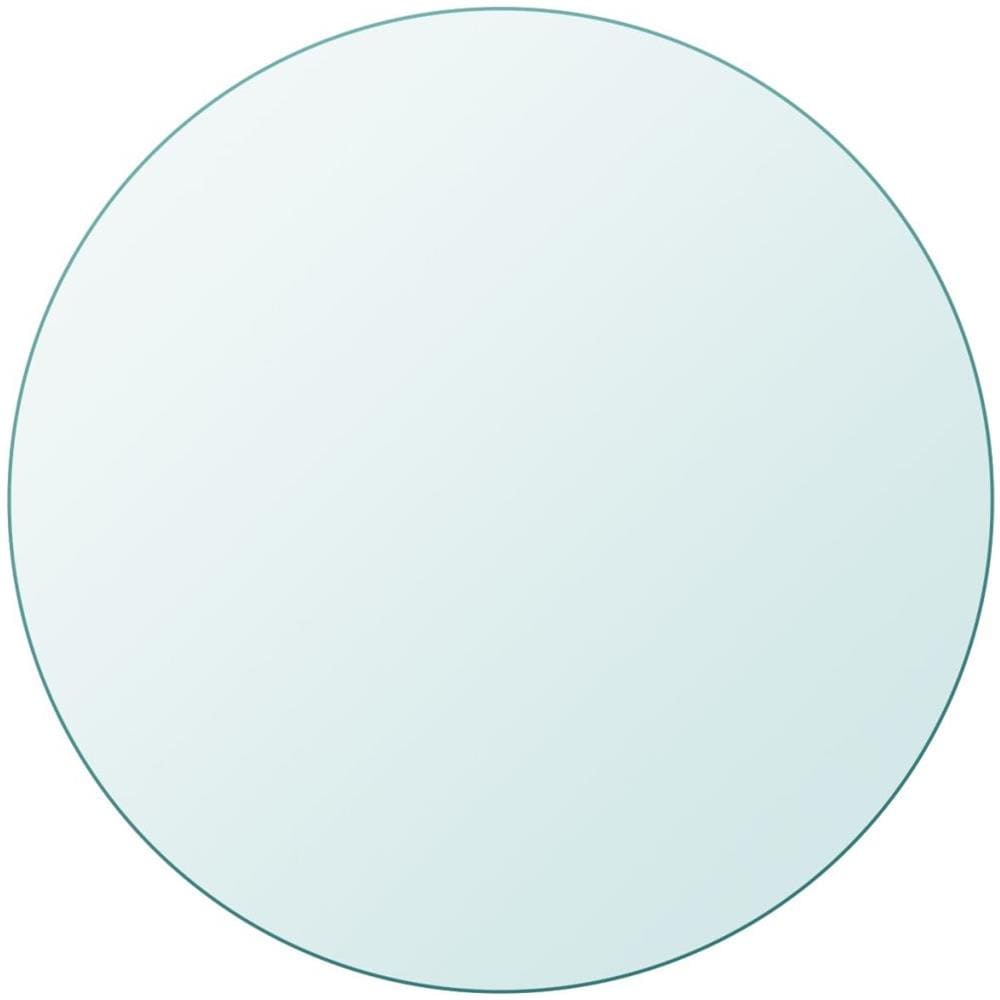 Piano Tavolo Rotondo In Vetro Temperato 300 Mm - Foto 2