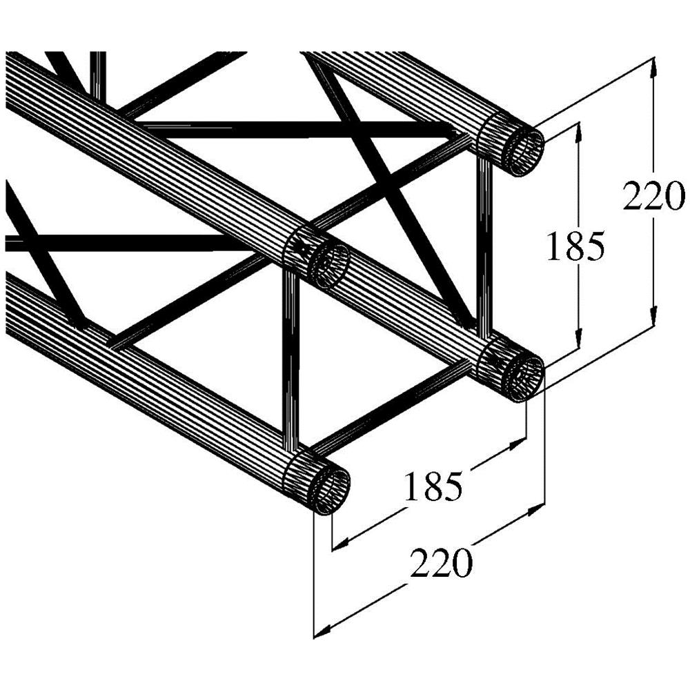 Decolock Dq4-500 4-way Cross Beam - Foto 2