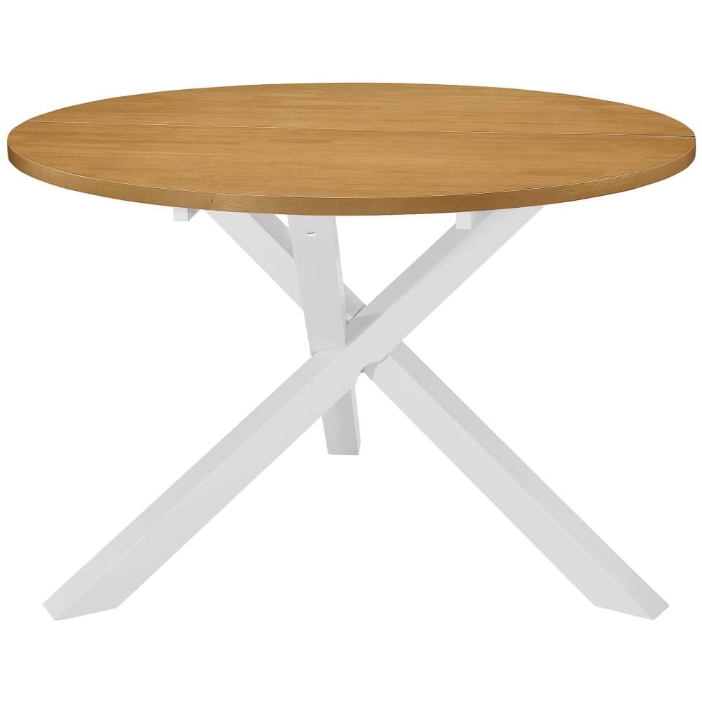 Tavolo Da Pranzo Bianco 120x75 Cm In Mdf - Foto 1