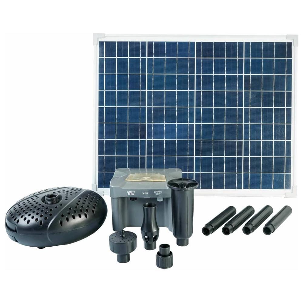 Set Per Fontana Solarmax 2500 Pannello Solare Pompa E Batteria - Foto 1