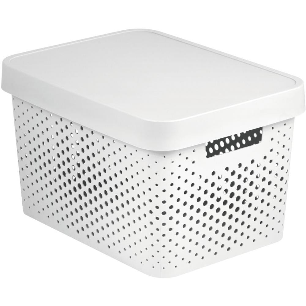 Contenitore Traforato Con Coperchio Jnfinity 17l Bianco - Foto 1