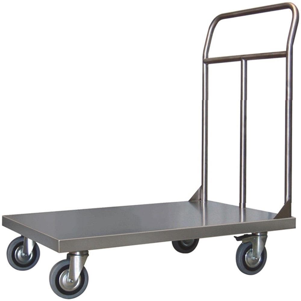 Pianale Grande Mm 600x900 In Acciaio Inox Aisi 304 Con 4 Ruote Girevoli - Foto 1