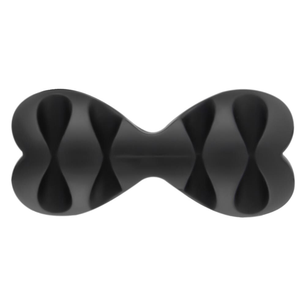 Organizer Multifunzionale Pni Tidy Clip 02 Cavi, Silicone Flessibile, Autoadesivo, Per 8 Cavi 4x2 Con Un Diametro Di 6 Mm, Nero, Set Di 2 Pezzi - Foto 2