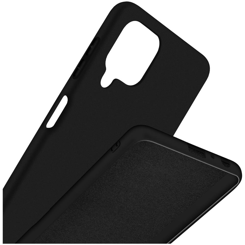 Cover In Silicone Semirigido Samsung Galaxy A22, Finitura Soft Touch Nera - Foto 6